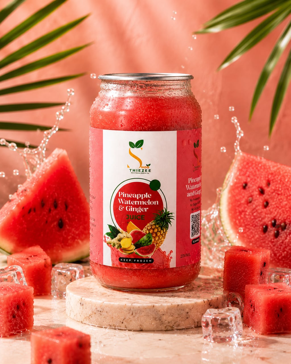 Pineapple Watermelon & Ginger Juice